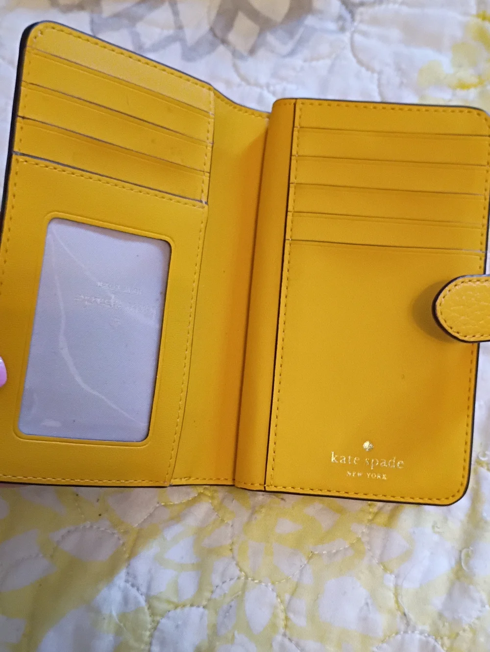 kate spade Yellow Leather Shoulder Bag